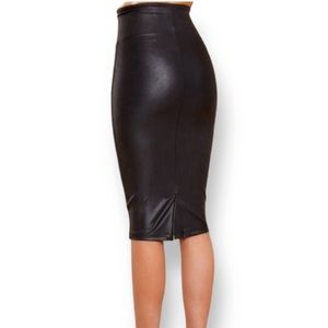 Spanx “leather” pencil skirt